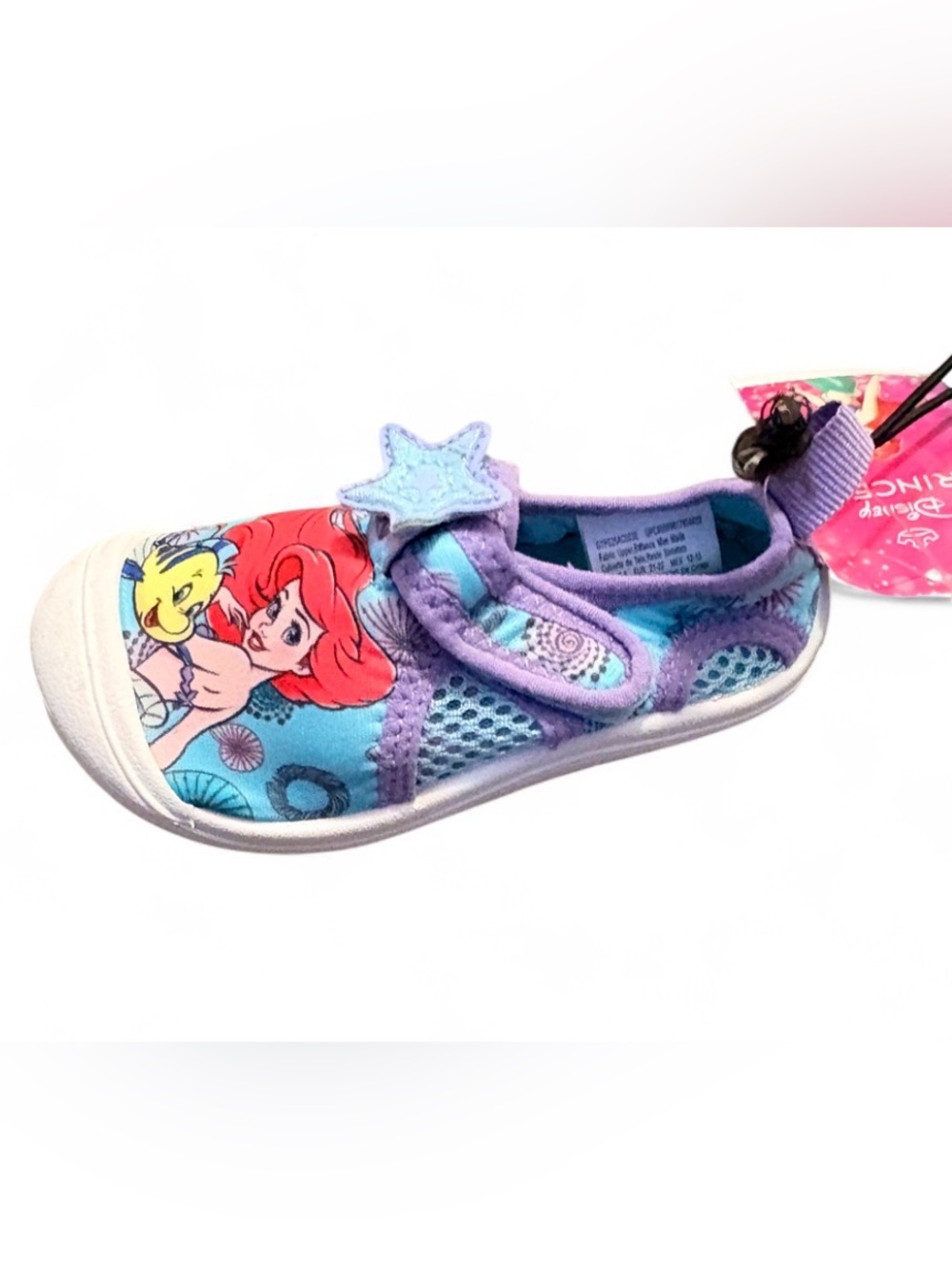 Little Mermaid Toddler Aqua Purple Mary Jane Shoes